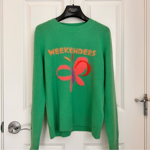 NWOT Weekend Max Mara Label-cut 100% Cashmere Sweater Size:Small US4 Fall/Winter - Picture 8 of 14